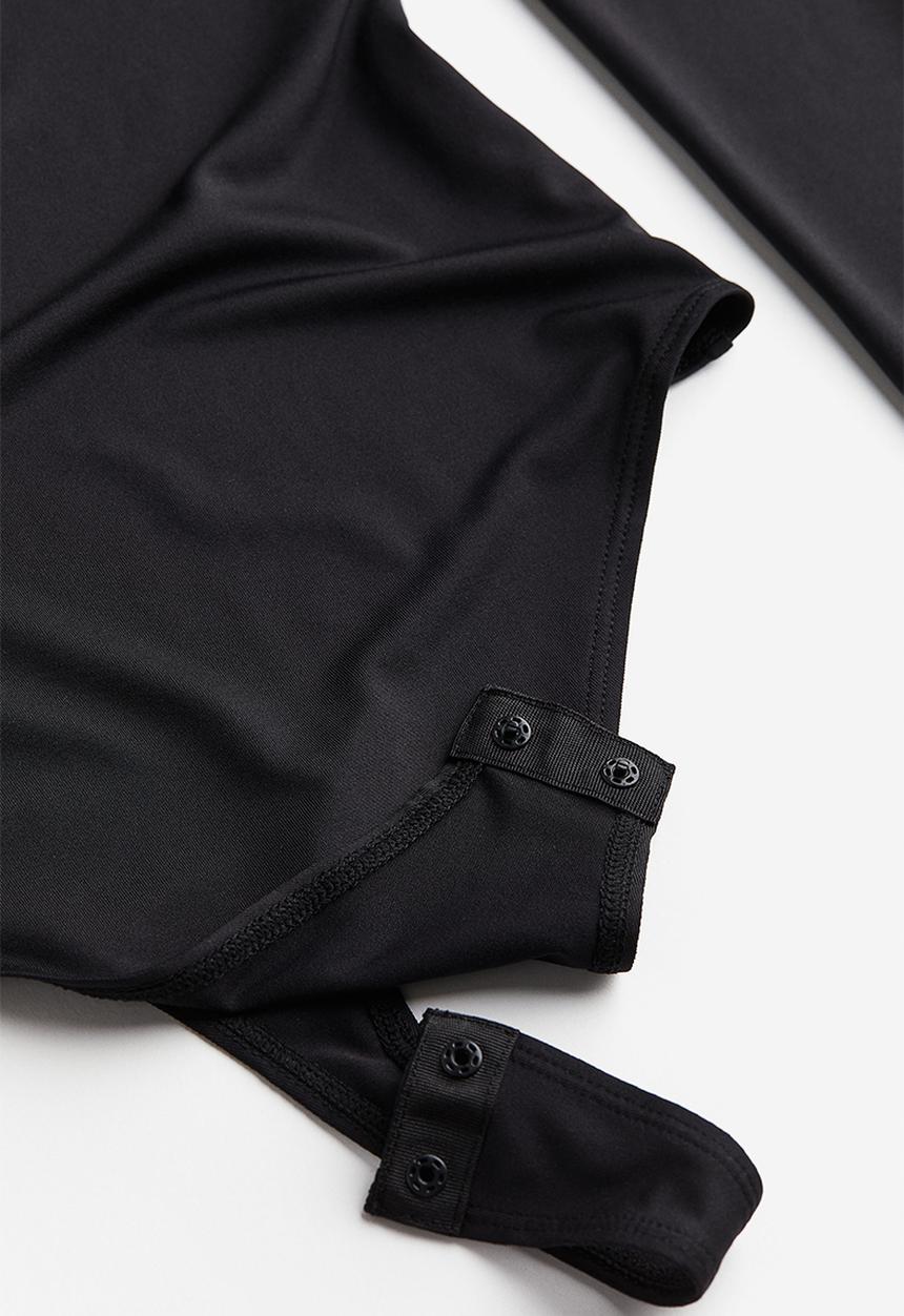 H&M - Jersey thong body - black
