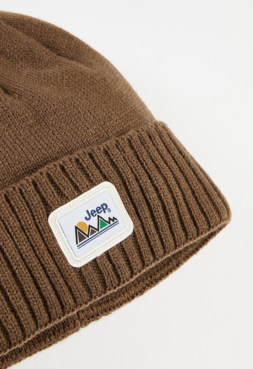 JEEP - Chunky knit beanie - brown