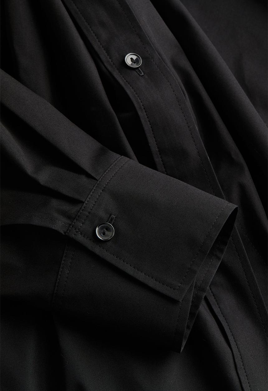 H&M - Knot-detail shirt - black
