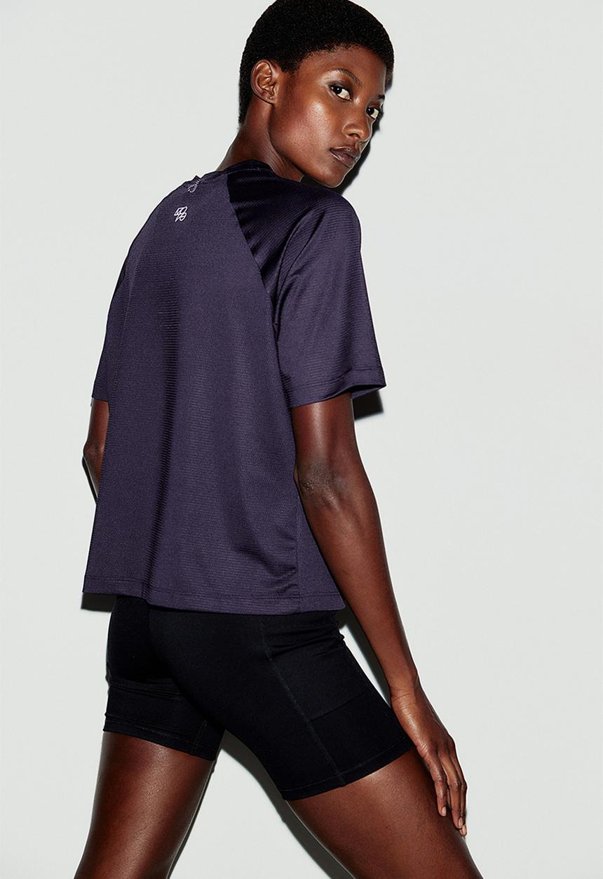 H&M - Drymove™ sports top - dark plum