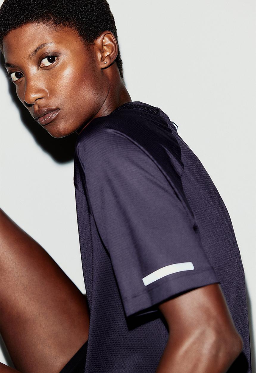 H&M - Drymove™ sports top - dark plum