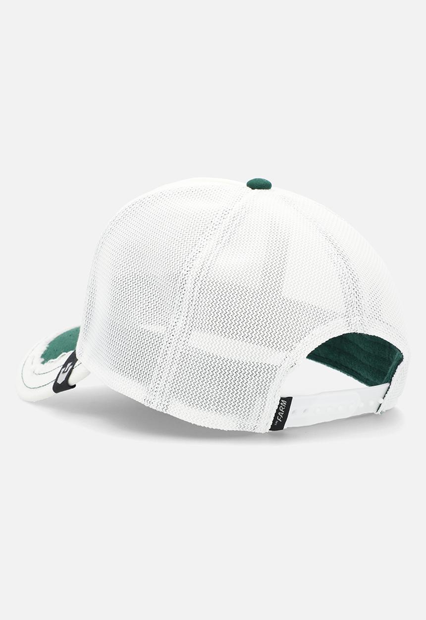 Goorin Bros. - Silky cow distressed denim trucker - white