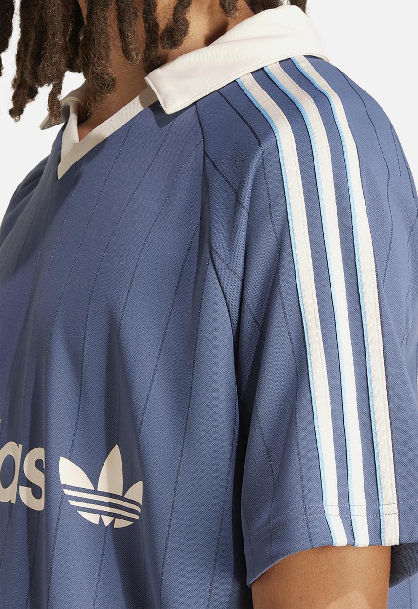 adidas Originals - Stripe Jersey - mid-blue