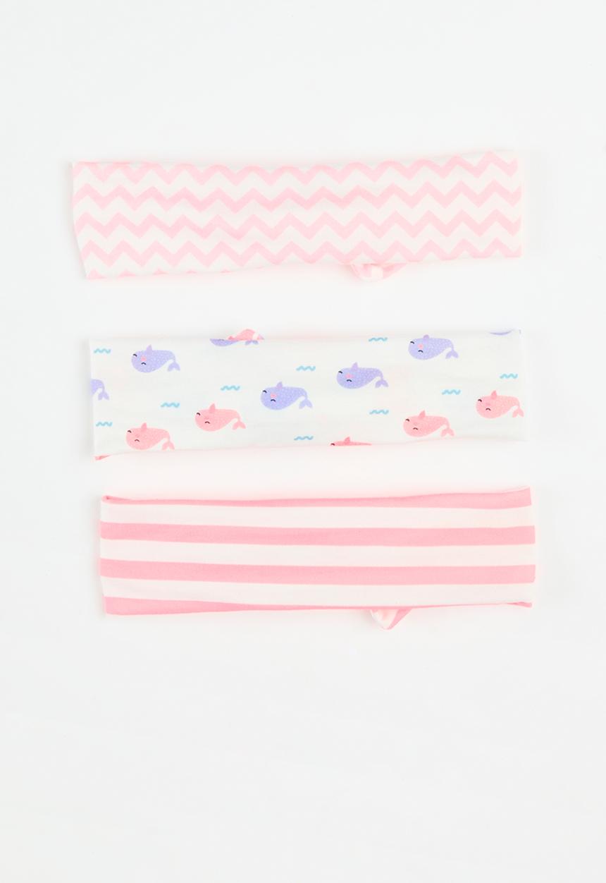 Pop Candy - 3 pack Bowknot headbands - pink multi