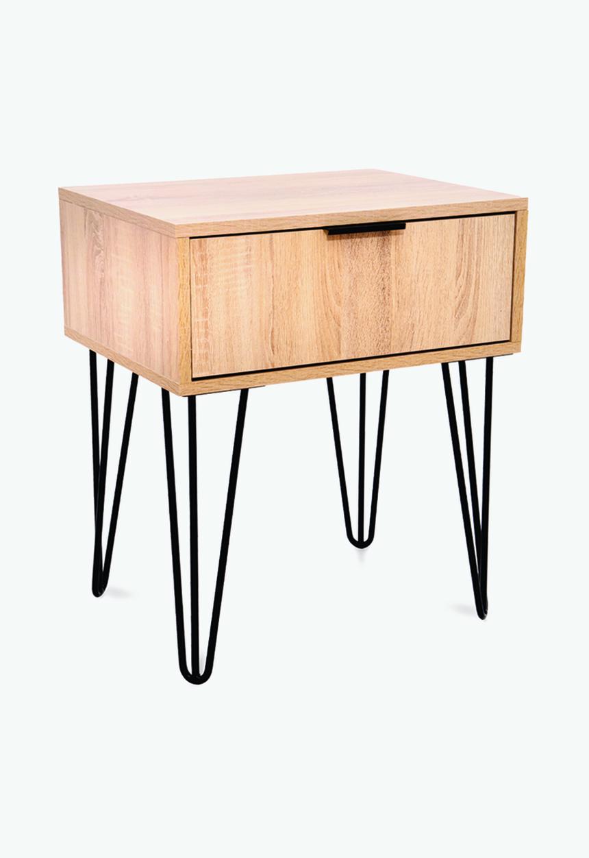 Me&Co - Lucca Bedside Cabinet - karlstad oak