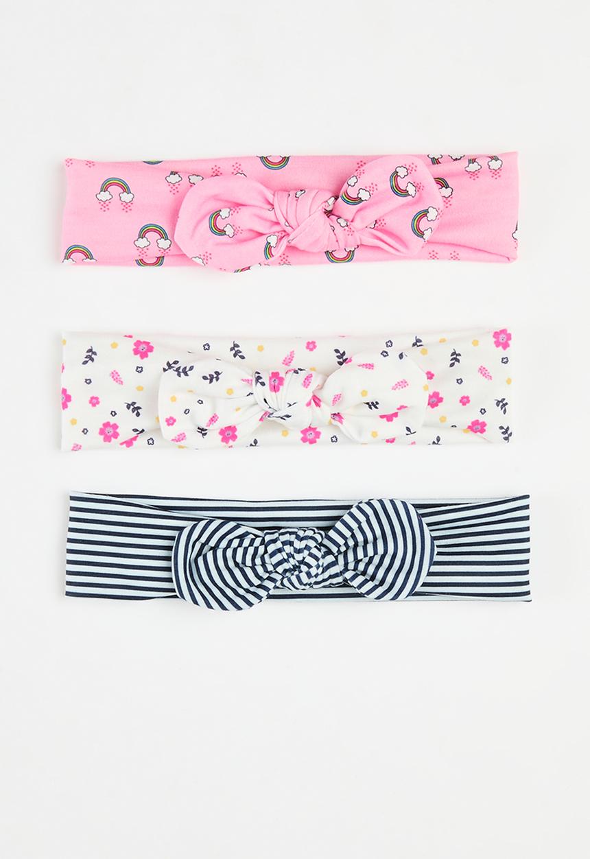 Pop Candy - 3 pack Bowknot headbands - pink & blue
