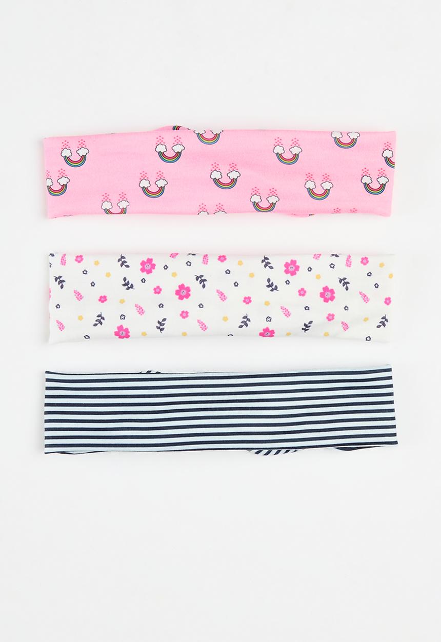 Pop Candy - 3 pack Bowknot headbands - pink & blue