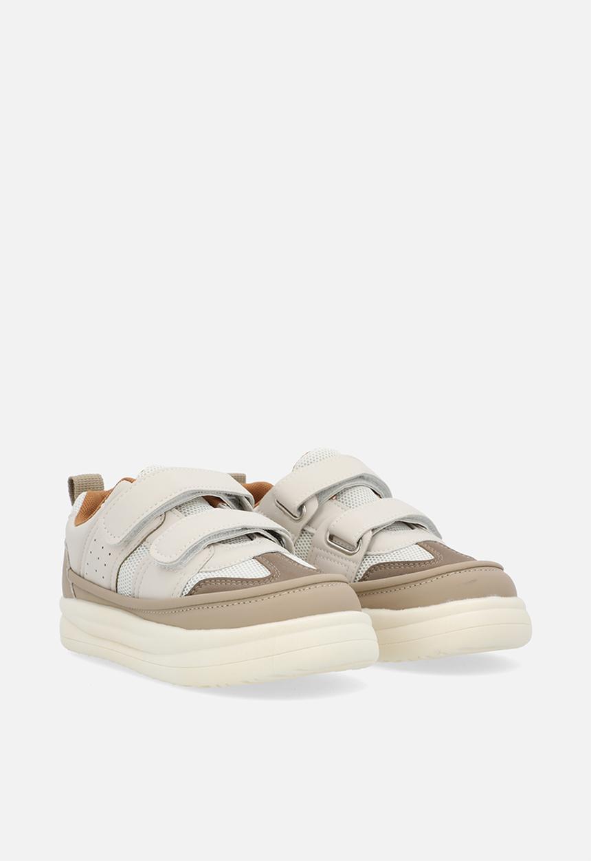 Pop Candy - Platform velcro sneakers - white