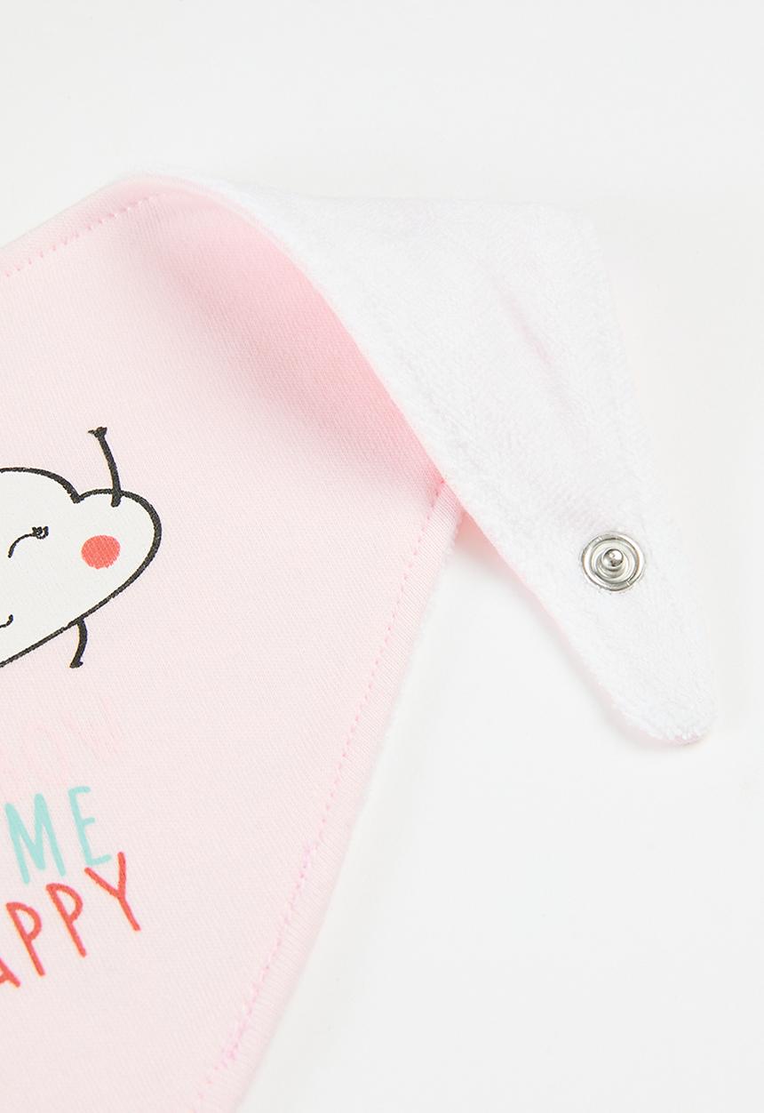 Pop Candy - Printed  3 pack bibs - pink