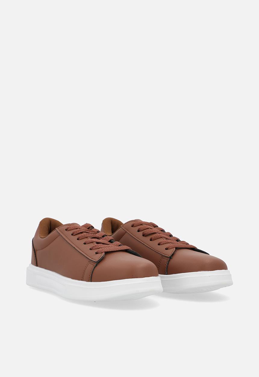 Pop Candy - Lace up sneakers - brown