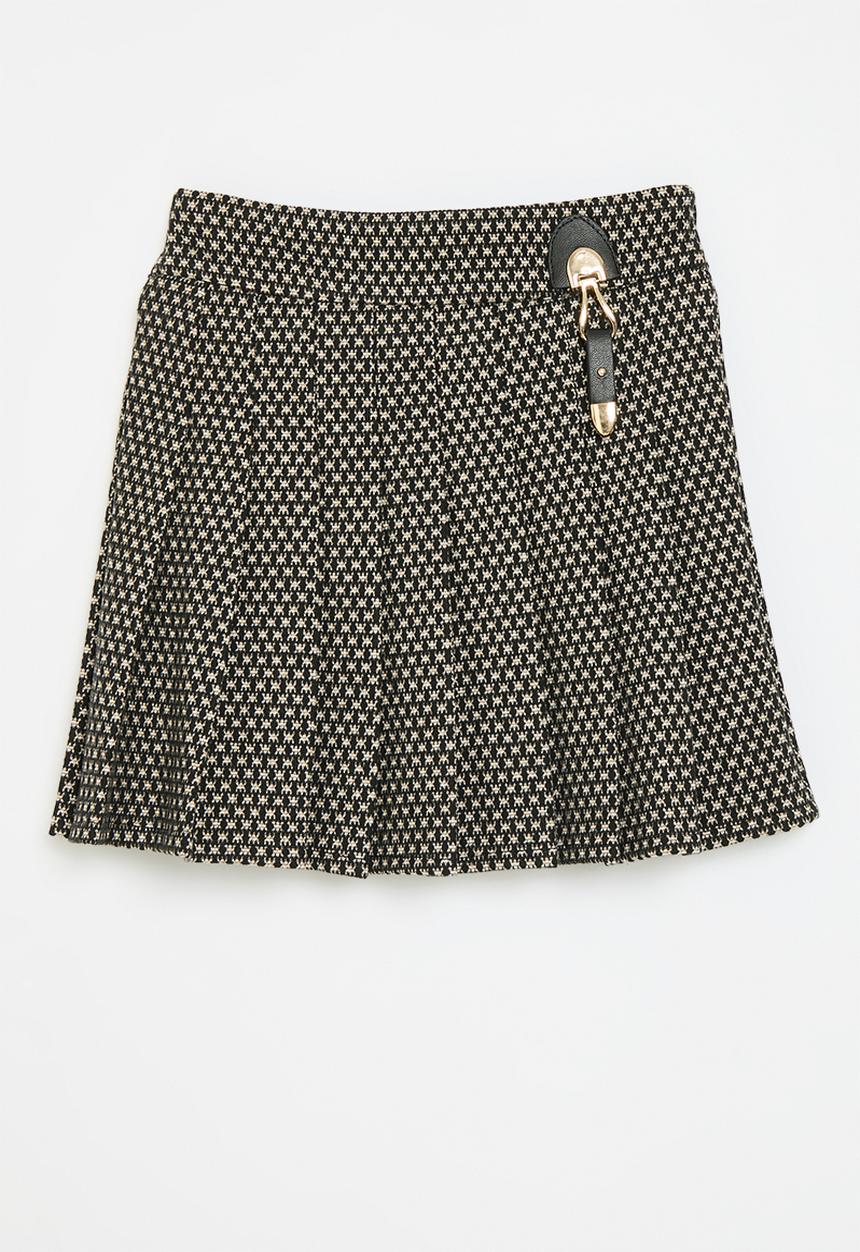 Pop Candy - Printed skirt - black & white