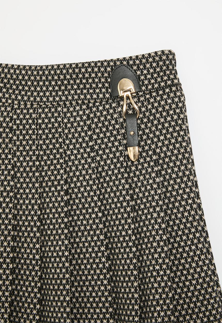 Pop Candy - Printed skirt - black & white