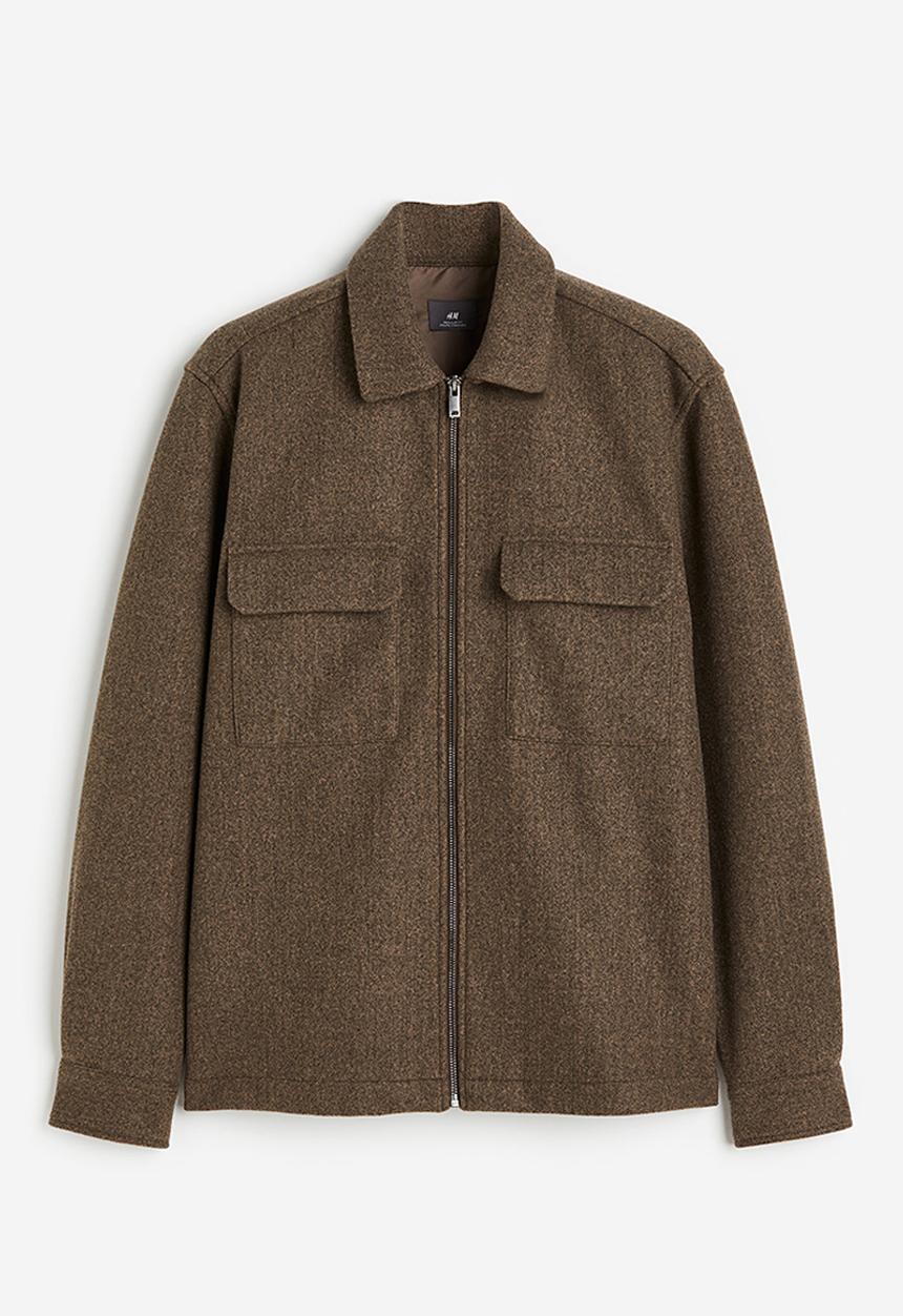 H&M - Regular fit overshirt - brown