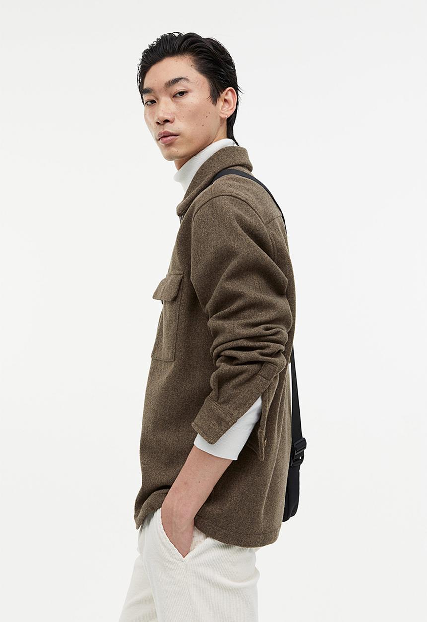H&M - Regular fit overshirt - brown