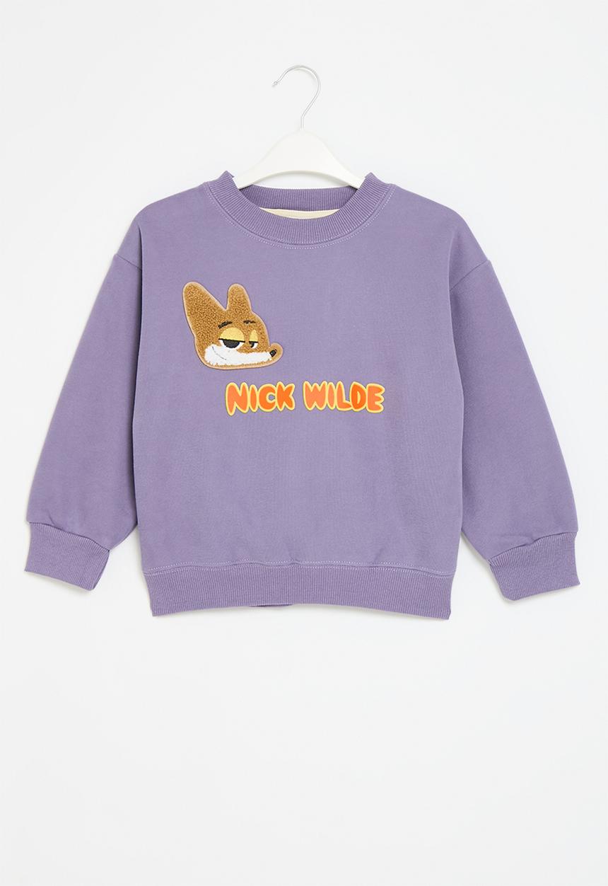 Pop Candy - Printed sweat top - purple