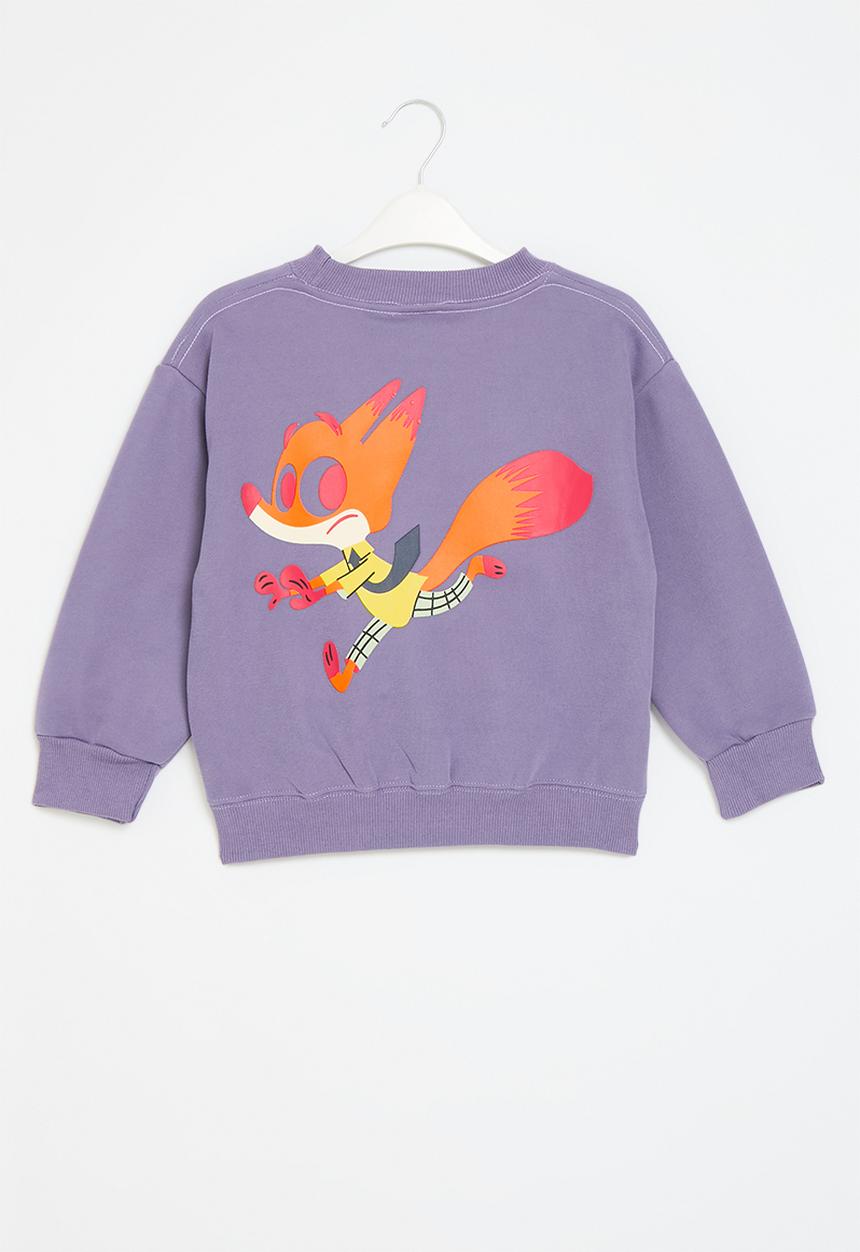 Pop Candy - Printed sweat top - purple