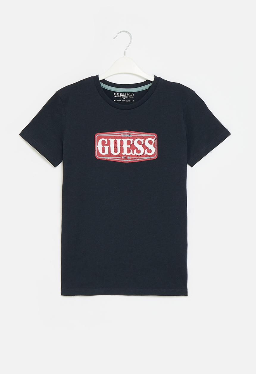 GUESS - Short sleeve T-shirt - smart blue