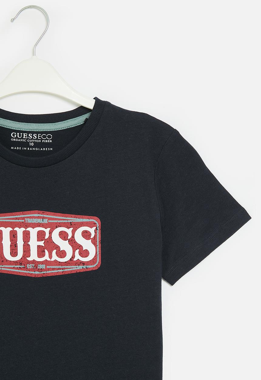 GUESS - Short sleeve T-shirt - smart blue