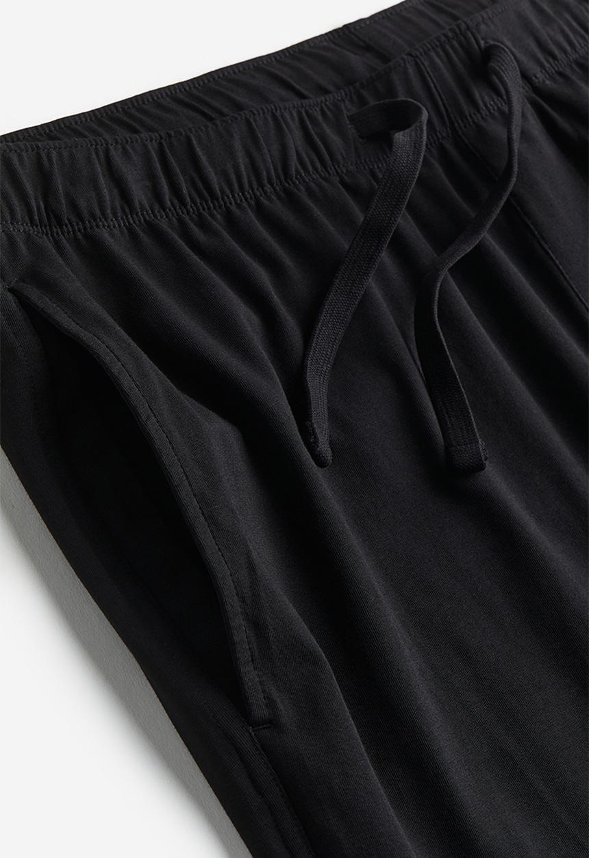 H&M - Relaxed fit joggers - black