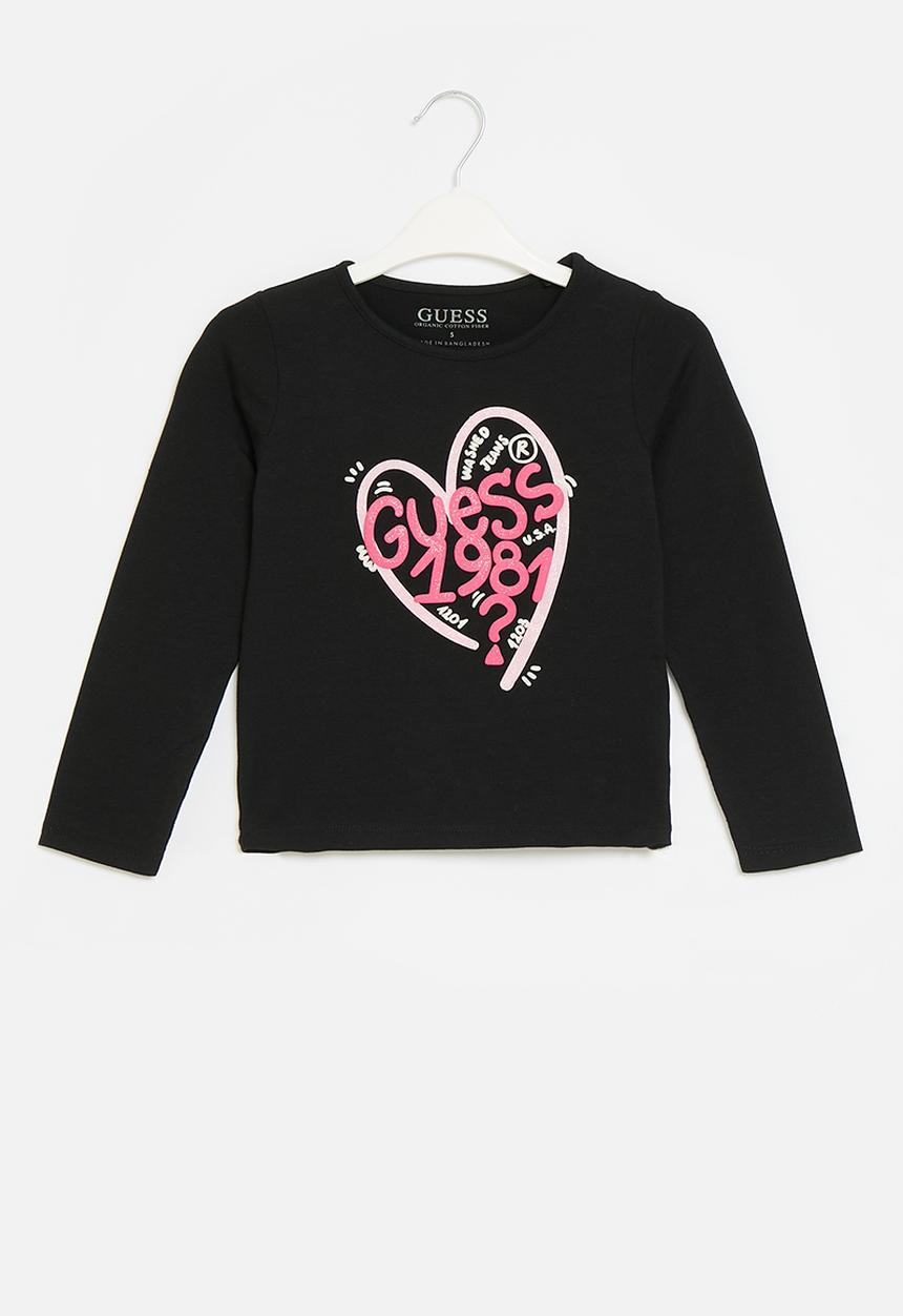 GUESS - Long sleeve T-shirt - jet black 