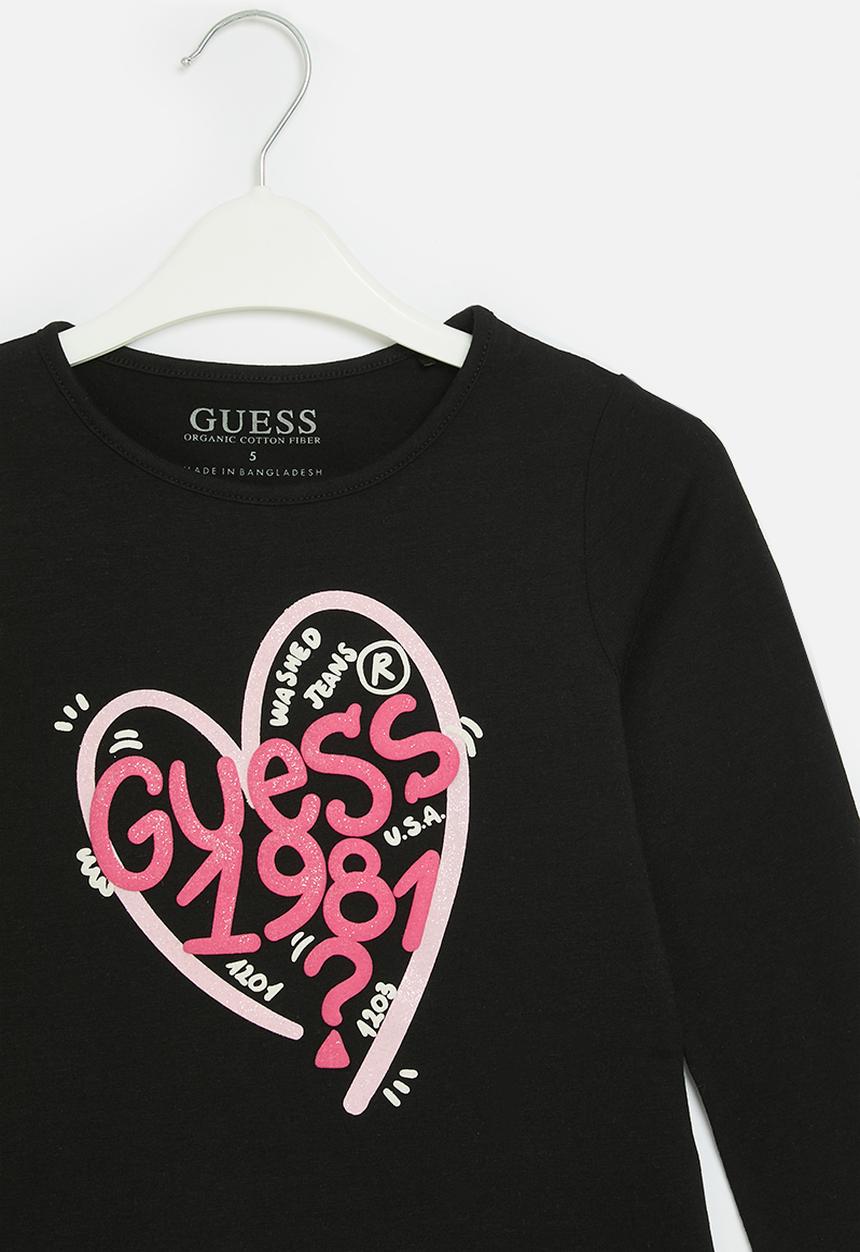 GUESS - Long sleeve T-shirt - jet black 