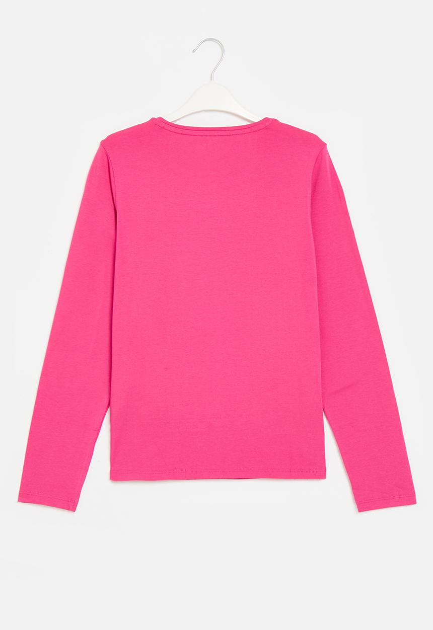 GUESS - Long sleeve T-shirt - sateen fuchsia