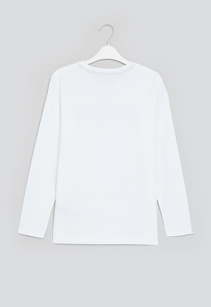GUESS - Long sleeve T-shirt - pure white