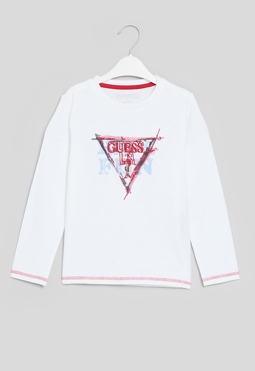 GUESS - Long sleeve T-shirt - pure white