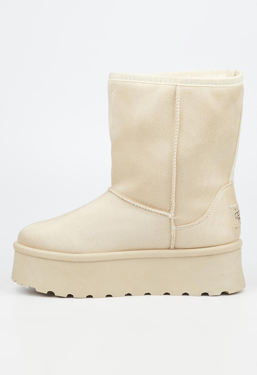 Miss Black - Bae 2 slip-on boot - bone