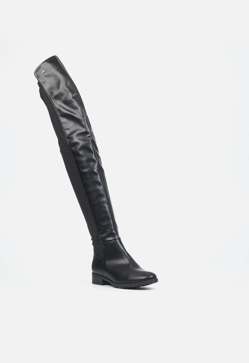 Miss Black - Krabi 1 over the knee boot - black