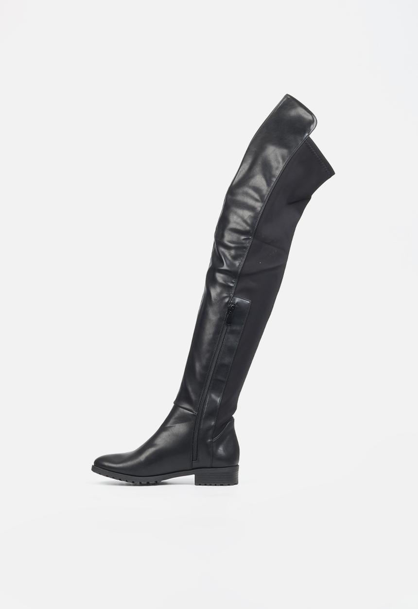 Miss Black - Krabi 1 over the knee boot - black