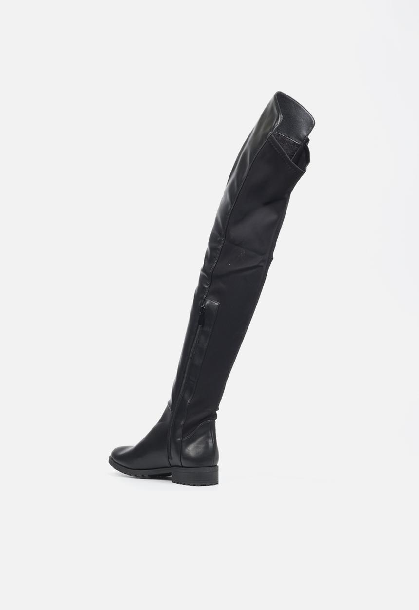 Miss Black - Krabi 1 over the knee boot - black