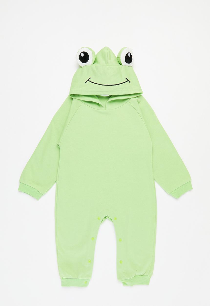 Pop Candy - Hooded romper - green