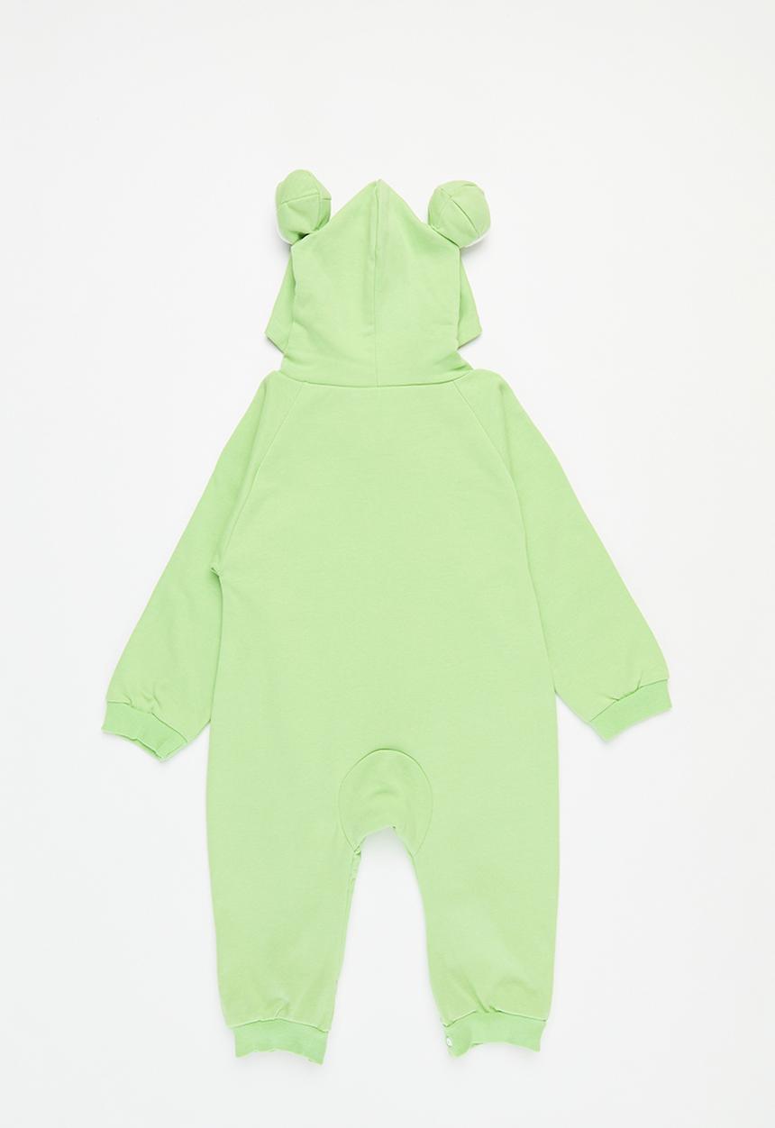Pop Candy - Hooded romper - green