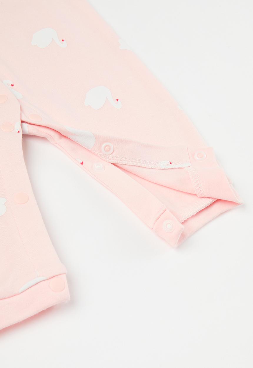 Pop Candy - Printed frilled romper - pink