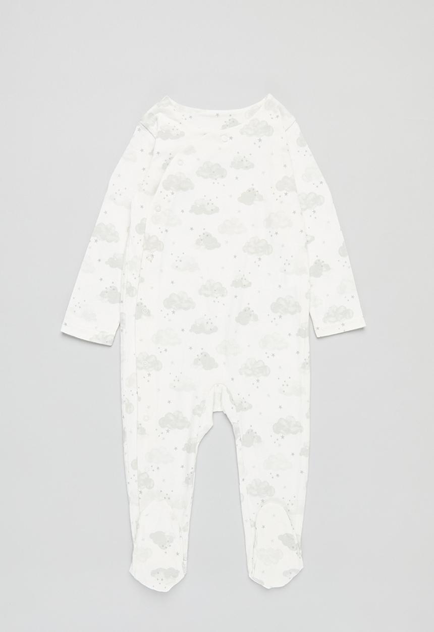 Pop Candy - Printed sleepsuit - white