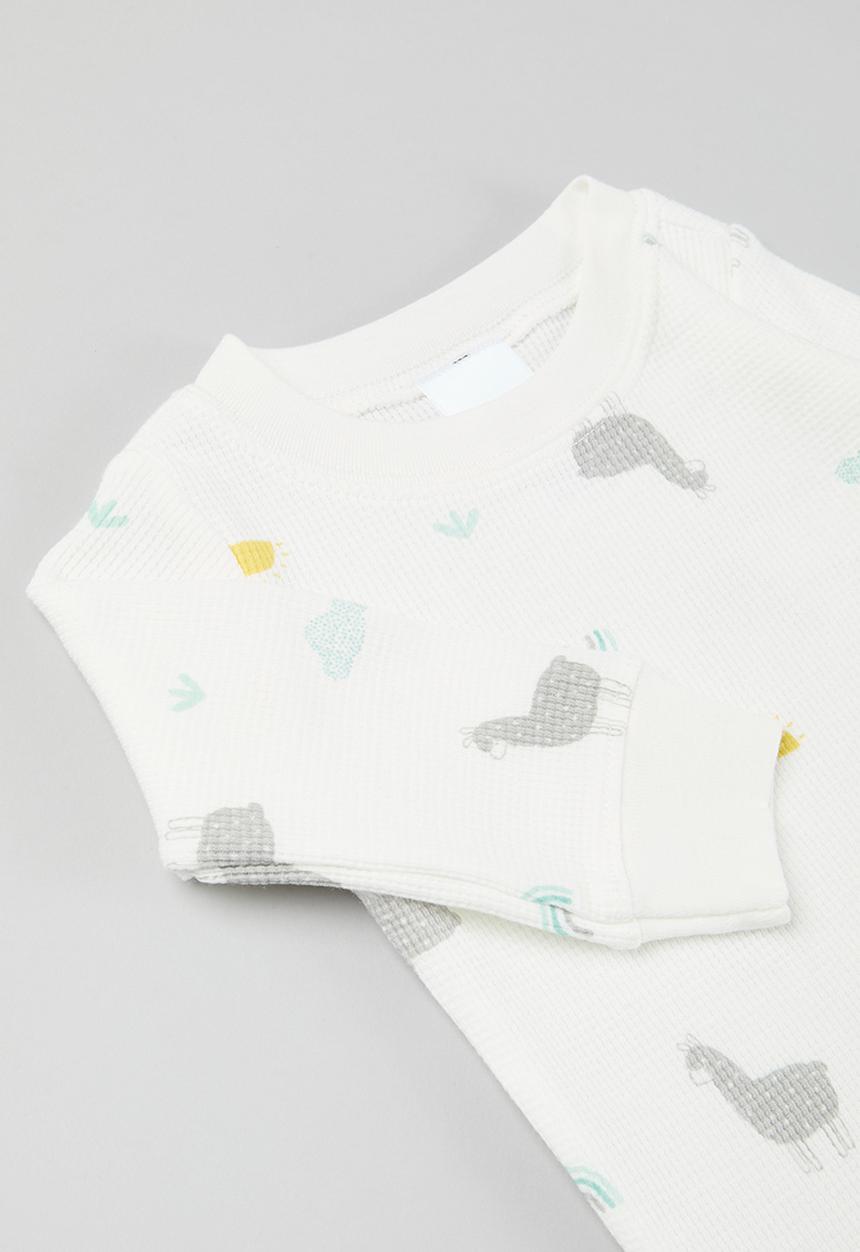 Pop Candy - Printed body vest - white