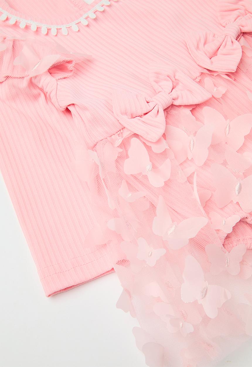 Pop Candy - Mesh dress & headband set - pink