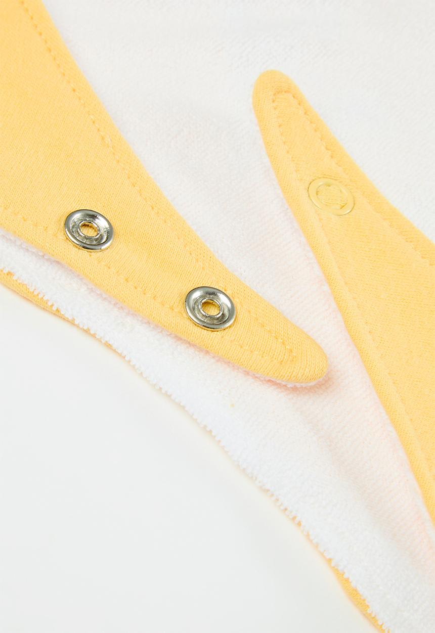 Pop Candy - Printed 3 pack bibs - yellow