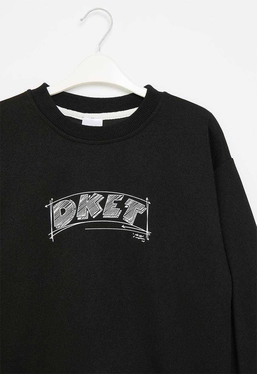 Pop Candy - Printed sweat top - black