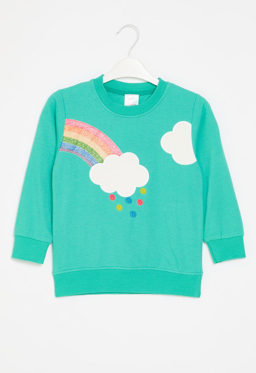 Pop Candy - Printed sweat top - green multi