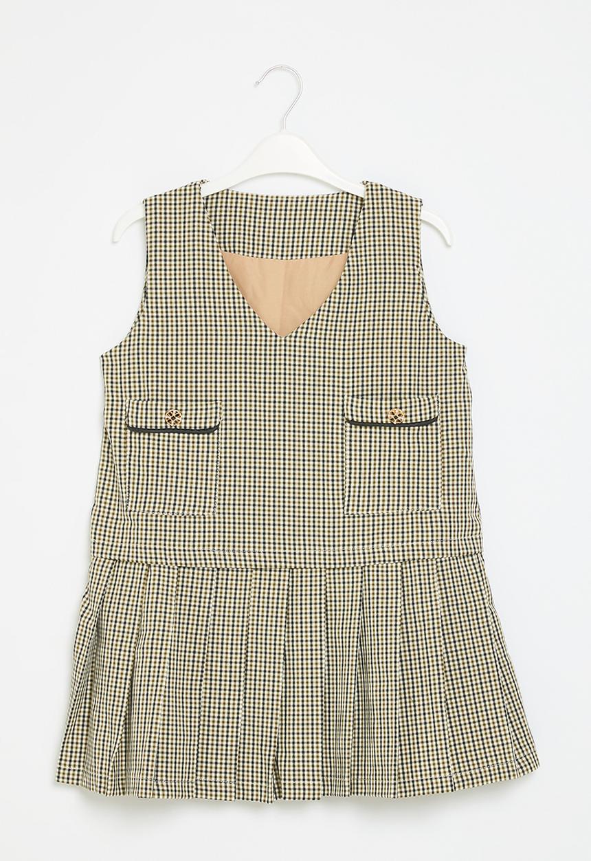Pop Candy - Pleated dress - brown