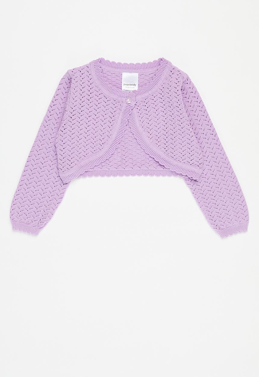 Pop Candy - Cropped knit top - lilac