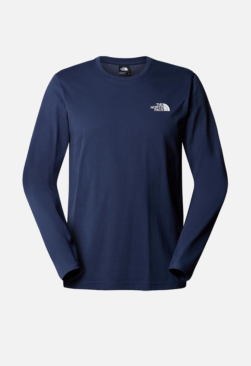 The North Face - M long sleeve simple dome tee - summit navy (8k2)