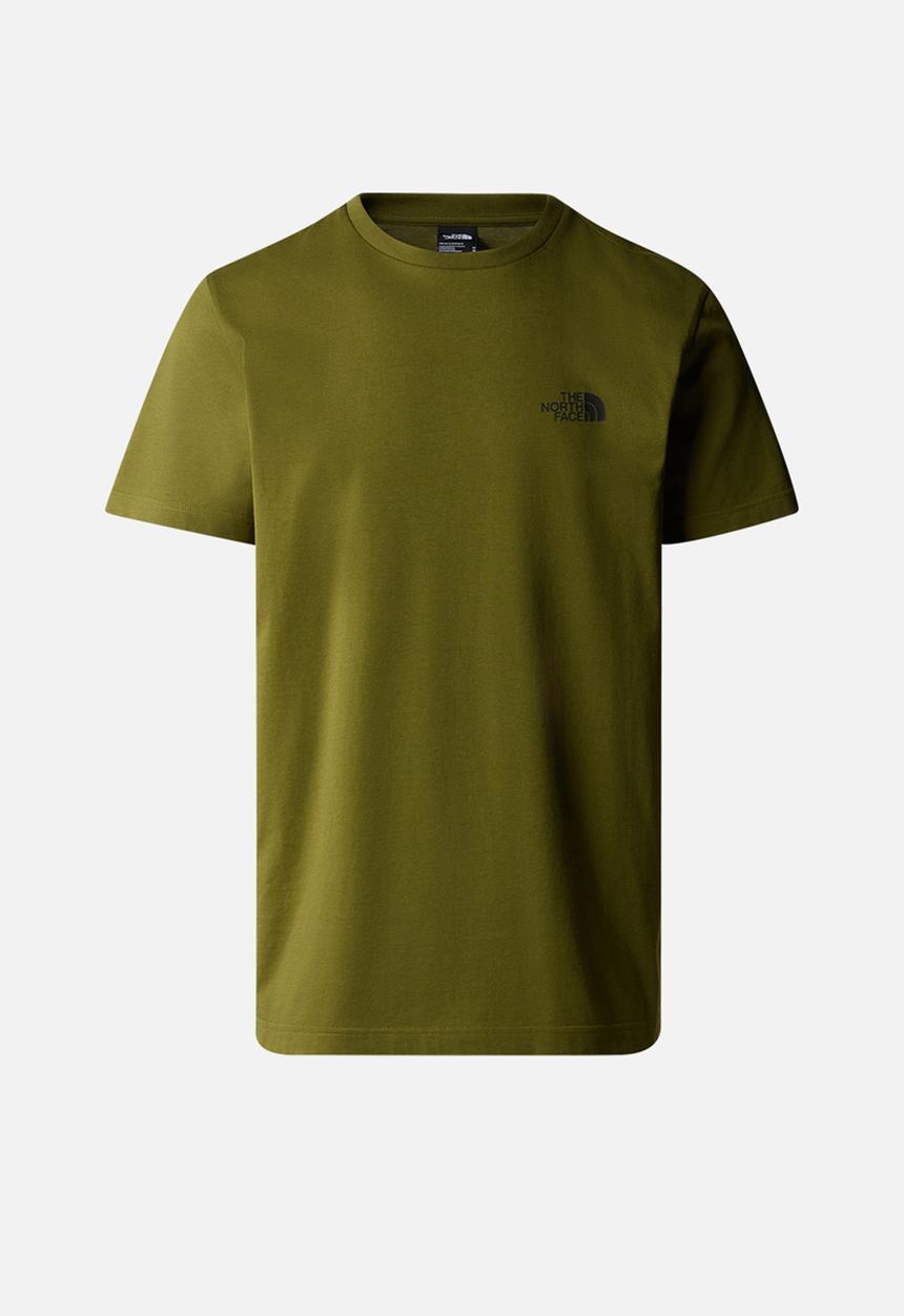 The North Face - M short sleeve simple dome tee - forest olive (pib)