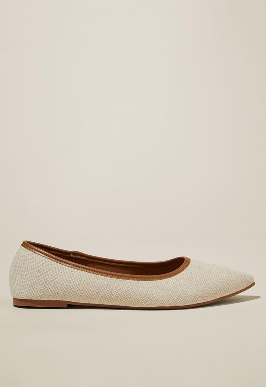 Cotton On - Prima point ballerina - canvas/camel