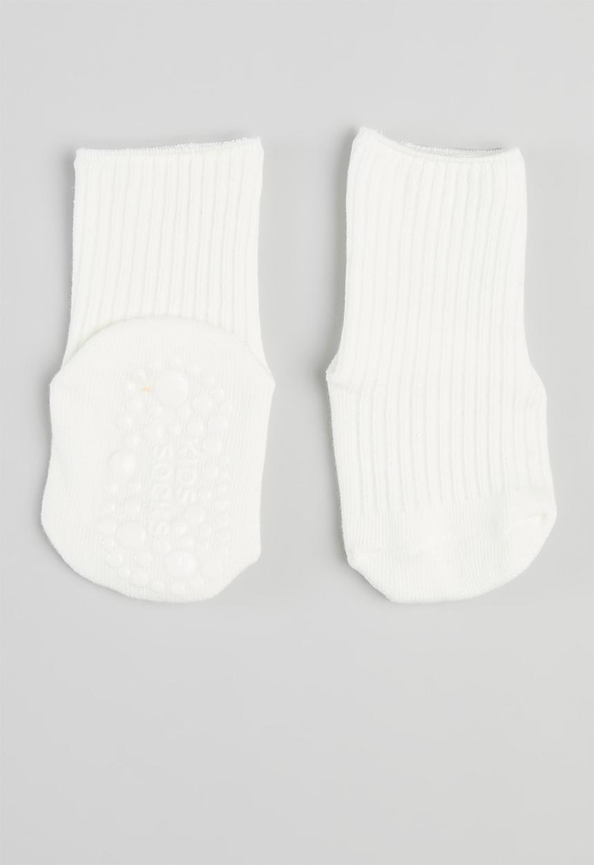 Pop Candy - 2 Pack ankle socks - grey & white