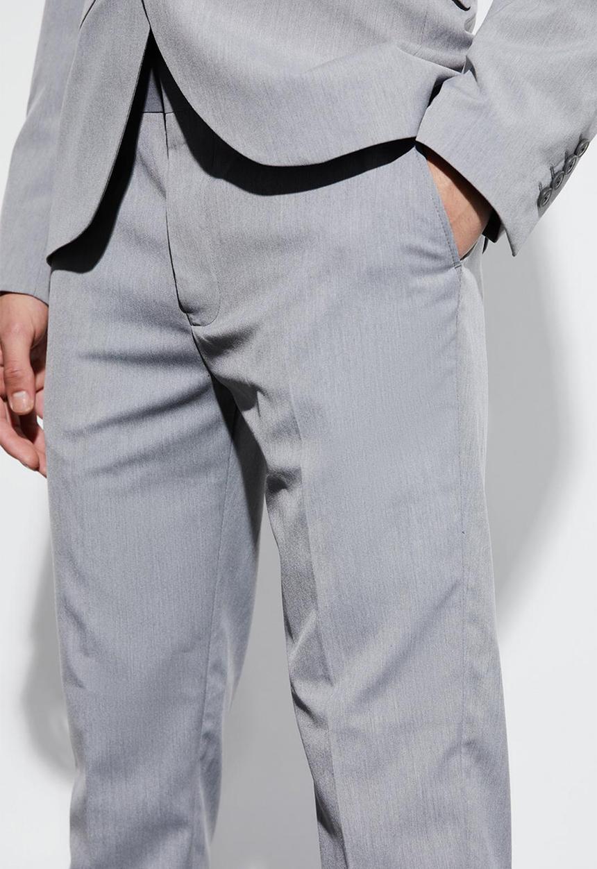 boohooMAN - Super skinny suit trousers - grey