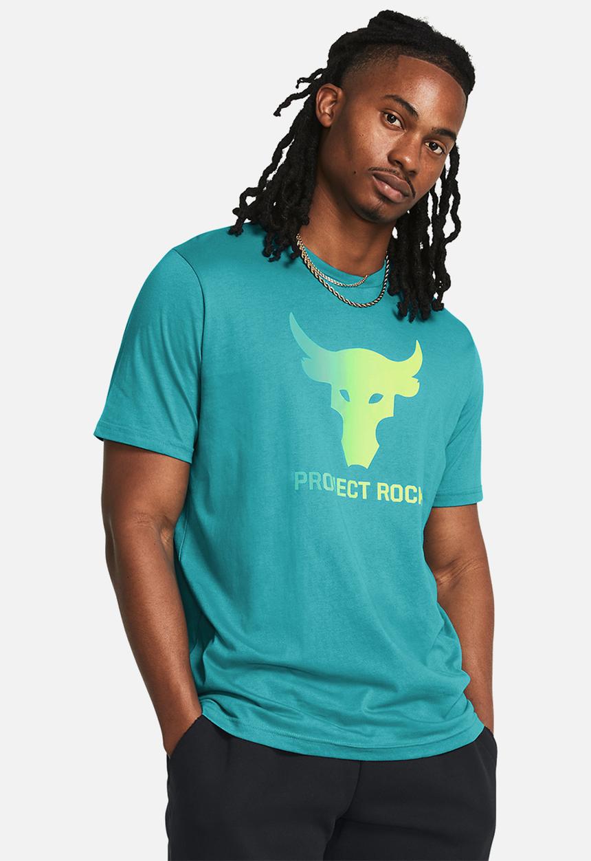 Under Armour - Ua project rock payoff graphc short sleeve - blue