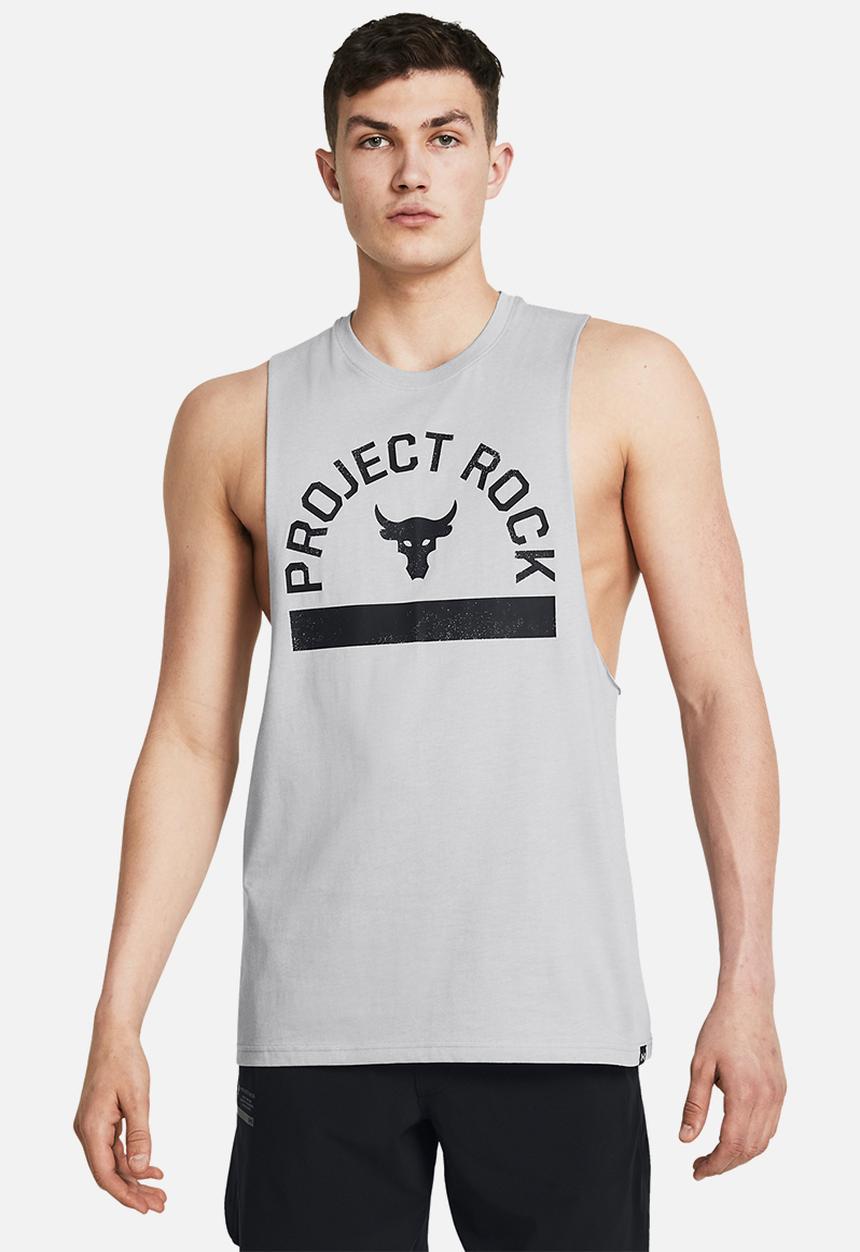 Under Armour - Ua project rock payoff graphic sleeveless - grey